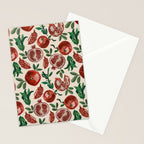 Pomegranate pattern Stationery Card Gallery Image 2