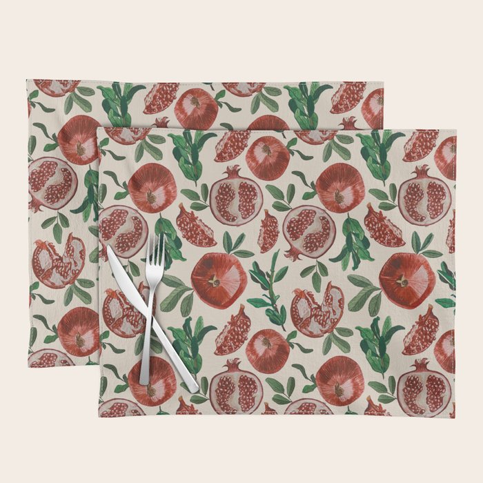 Pomegranate pattern Placemat Gallery Image 1