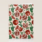 Pomegranate pattern Stationery Card Gallery Image 2