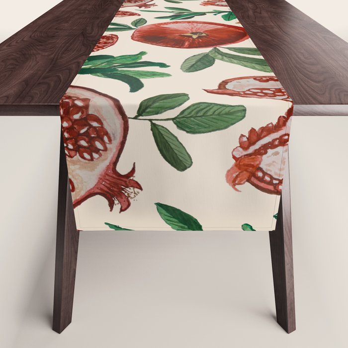 Pomegranate pattern Table Runner