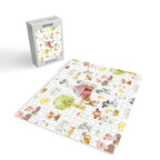 Watercolor Farm Animals Jigsaw Puzzle Gallery Image 2