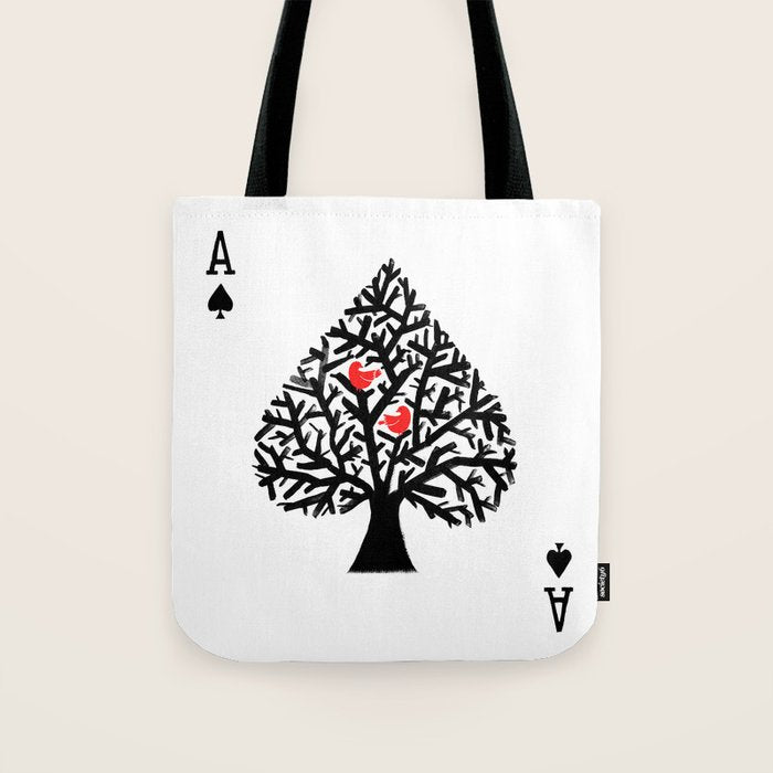 Ace of spade Tote Bag Gallery Image 1