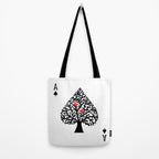 Ace of spade Tote Bag Gallery Image 2