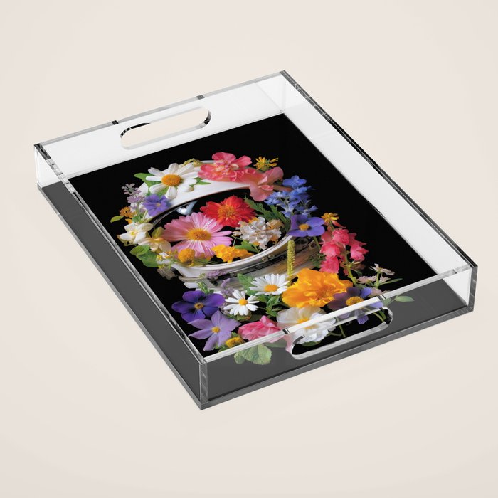 Cosmic Bloom Acrylic Tray Gallery Image 1