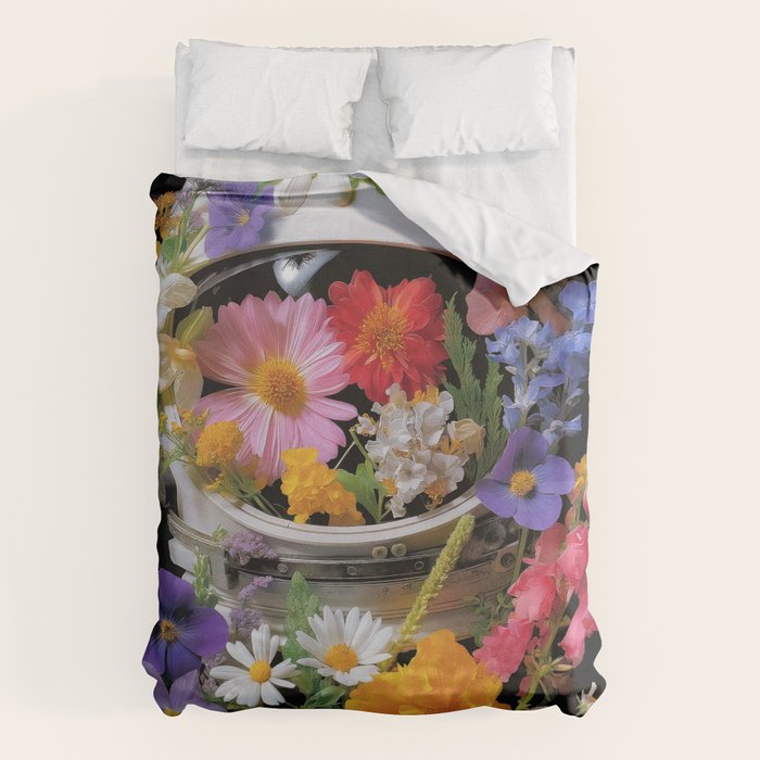 Cosmic Bloom Duvet Cover Gallery Image 6