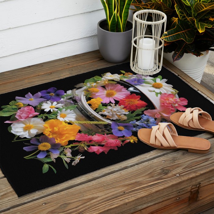 Cosmic Bloom Outdoor Rug Gallery Image 2
