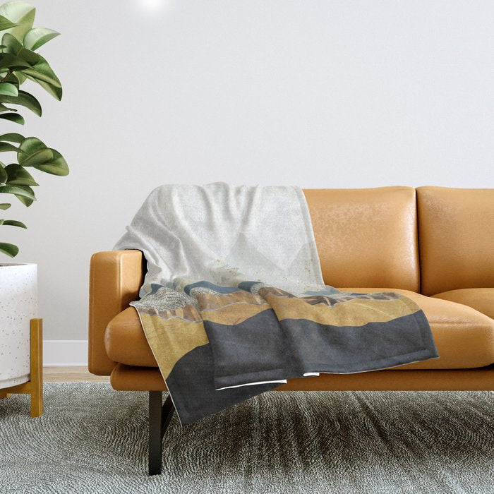 Distant Peaks Throw Blanket Gallery Image 1