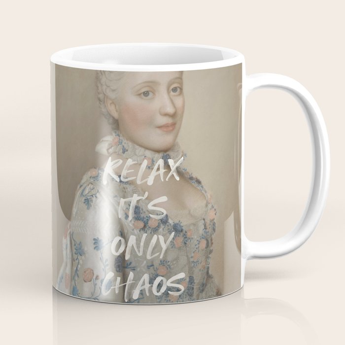 Relax It's Only Chaos Coffee Mug Gallery Image 1