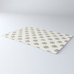 block print palm  Rug Gallery Image 3