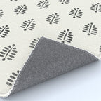 block print palm  Rug Gallery Image 4