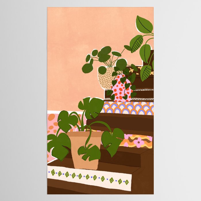 Bohemian Stairs Tablecloth Gallery Image 2