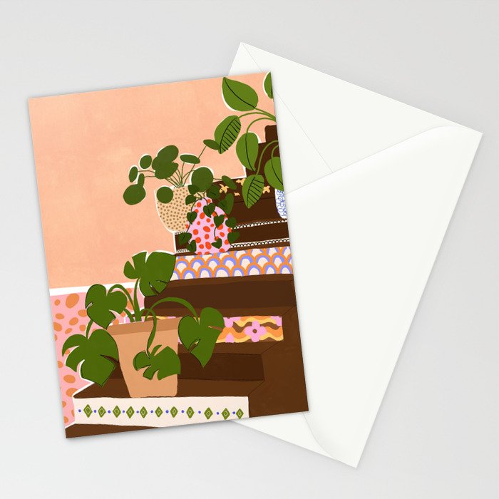 Bohemian Stairs Stationery Card Gallery Image 2