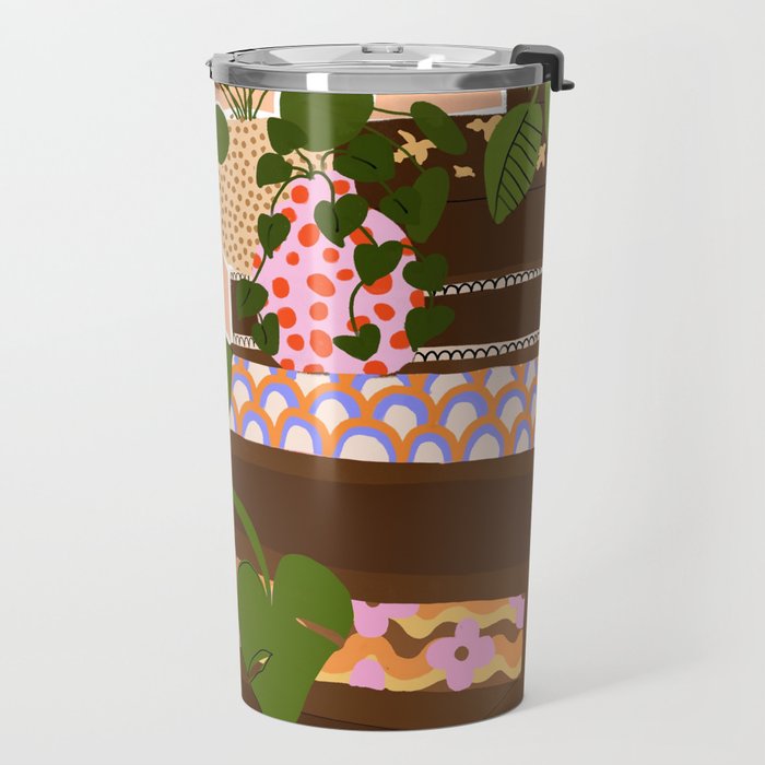 Bohemian Stairs Travel Mug Gallery Image 2