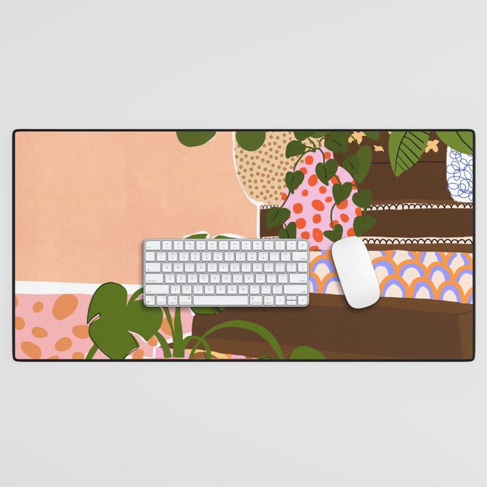 Bohemian Stairs Desk Mat Gallery Image 1