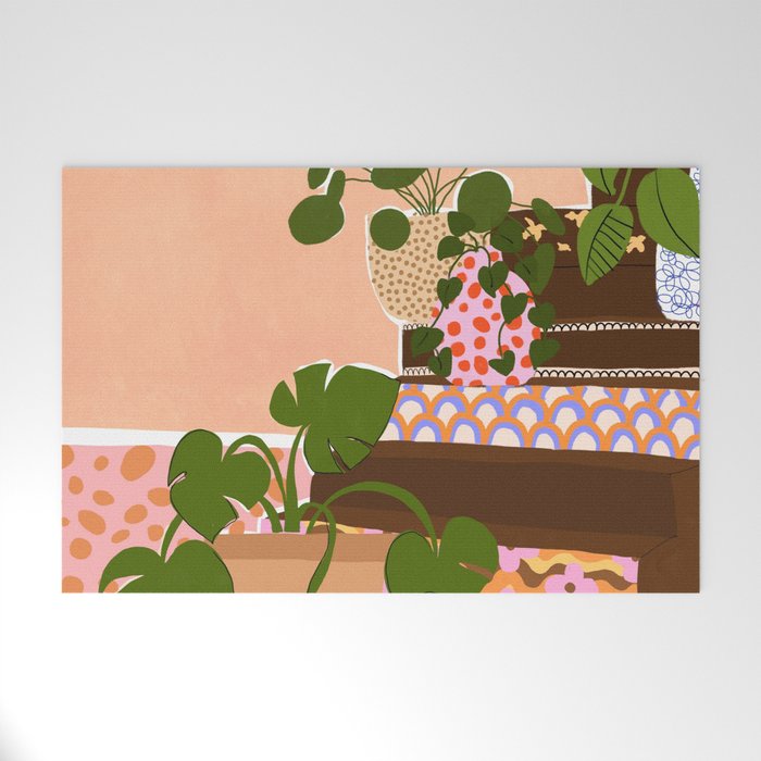 Bohemian Stairs Welcome Mat Gallery Image 1