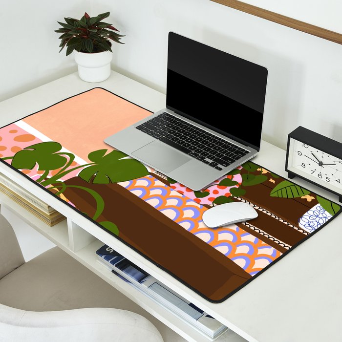 Bohemian Stairs Desk Mat Gallery Image 2