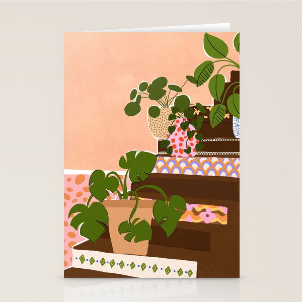 Bohemian Stairs Stationery Card Gallery Image 2