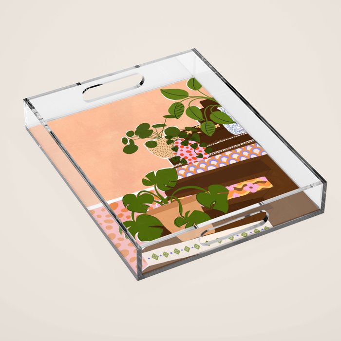 Bohemian Stairs Acrylic Tray Gallery Image 1