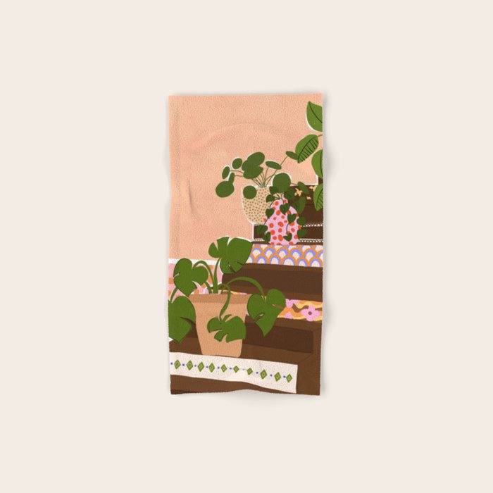 Bohemian Stairs Bath Towel Gallery Image 1