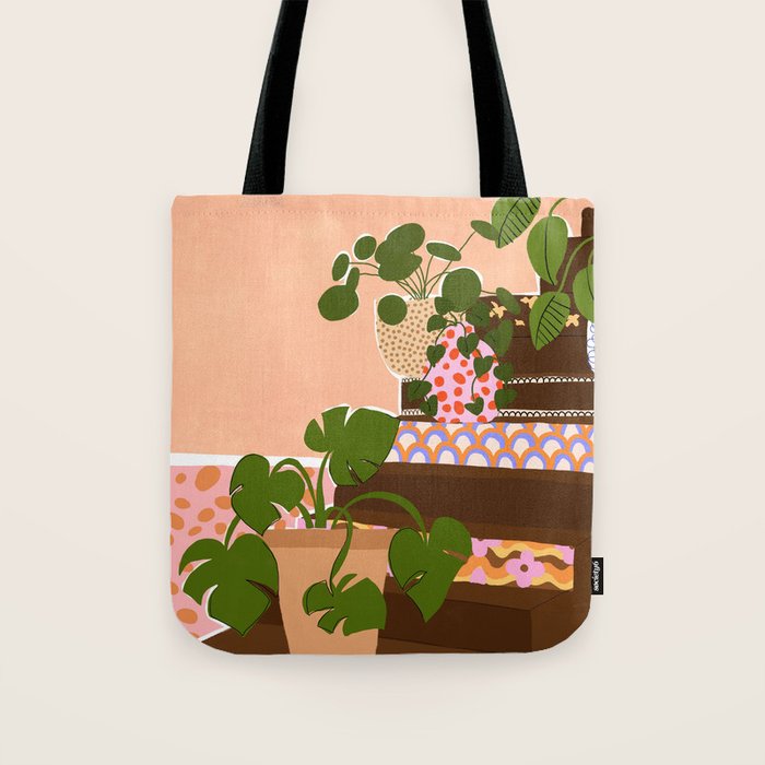 Bohemian Stairs Tote Bag Gallery Image 1