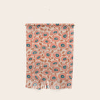 Textured Bold Flower - Peach Wall Hanging Gallery Image 1