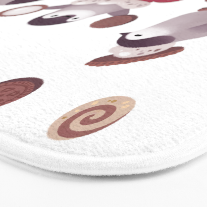 Cookie & cream & penguin Bath Mat Gallery Image 3