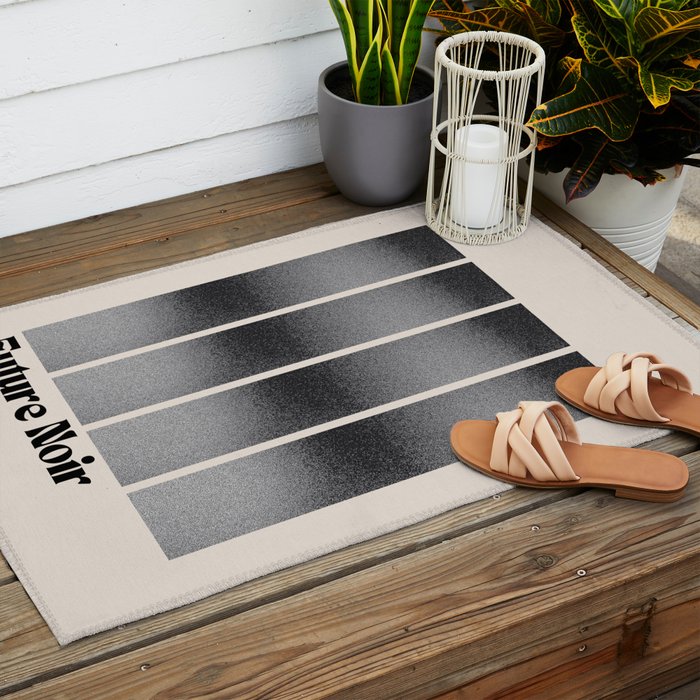 Future Noir Outdoor Rug Gallery Image 2