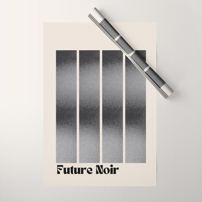 Future Noir Wrapping Paper Gallery Image 1