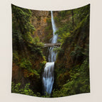 Multnomah Falls Wall Tapestry Gallery Image 4