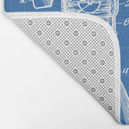 Light Bulb Patent - Designer Industrial Design Art - Blueprint Bath Mat Gallery Image 2