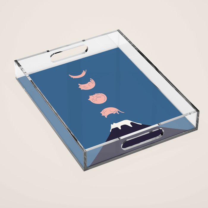 Cat Landscape 73 Acrylic Tray Gallery Image 1