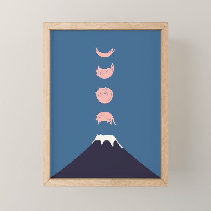 Cat Landscape 73 Mini Art Print Gallery Image 1