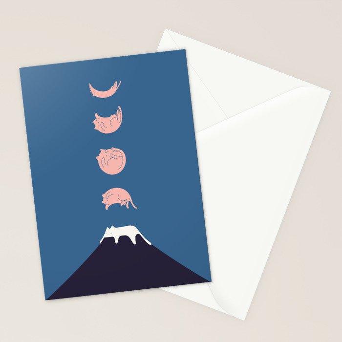 Cat Landscape 73 Stationery Card Gallery Image 2