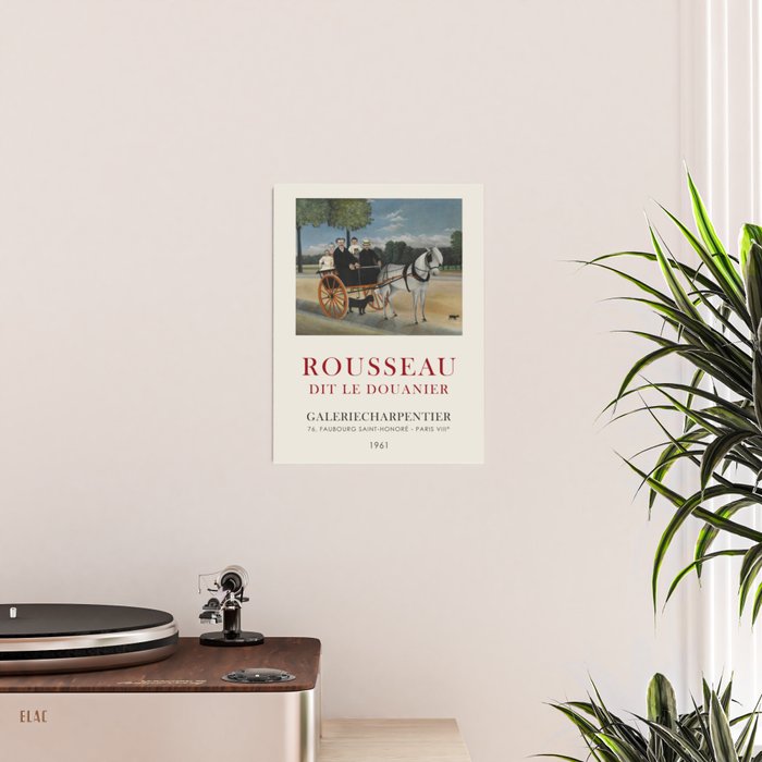 Henri Rousseau Vintage Exhibition Poster, 1961 Poster Gallery Image 2