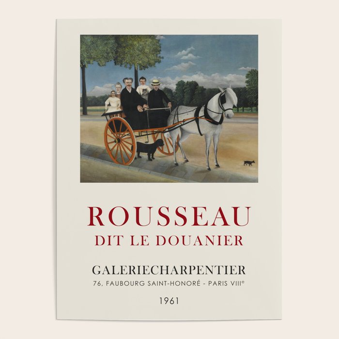 Henri Rousseau Vintage Exhibition Poster, 1961 Poster Gallery Image 4