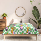 Retro dog cartoon character pattern Comforter Gallery Image 3