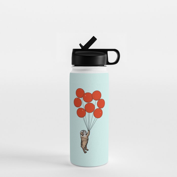 I Believe I Can Fly English Bulldog Water Bottle Gallery Image 1