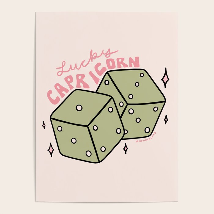 Capricorn Dice Poster Gallery Image 4