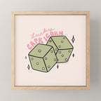 Capricorn Dice Mini Art Print Gallery Image 1