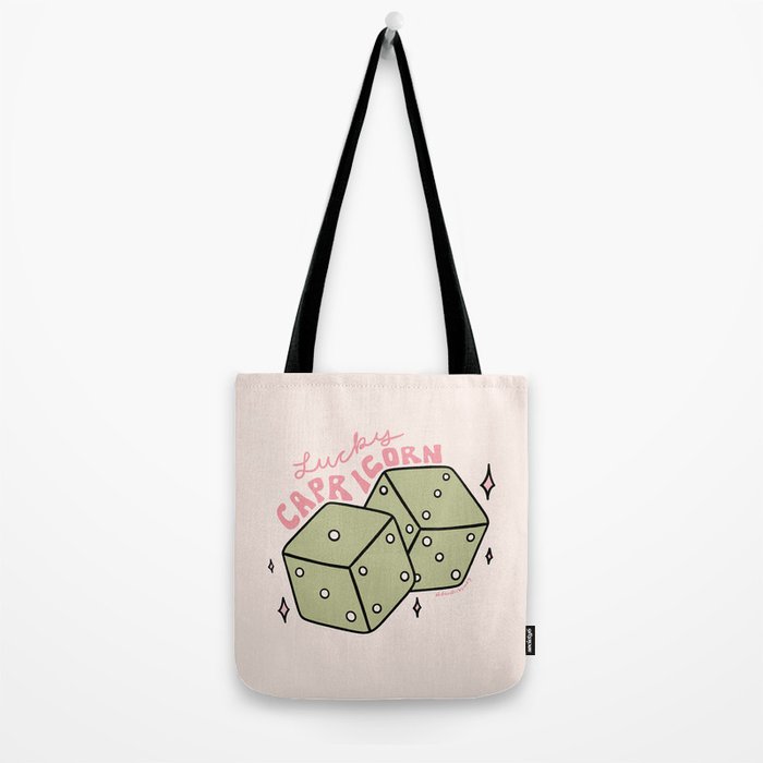 Capricorn Dice Tote Bag Gallery Image 2