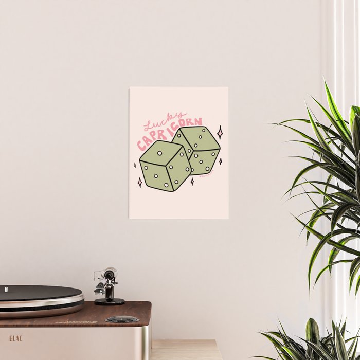 Capricorn Dice Poster Gallery Image 2
