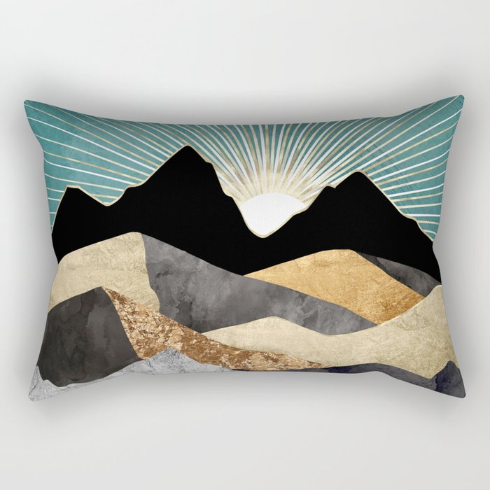 Metallic Daybreak Rectangular Pillow Gallery Image 2