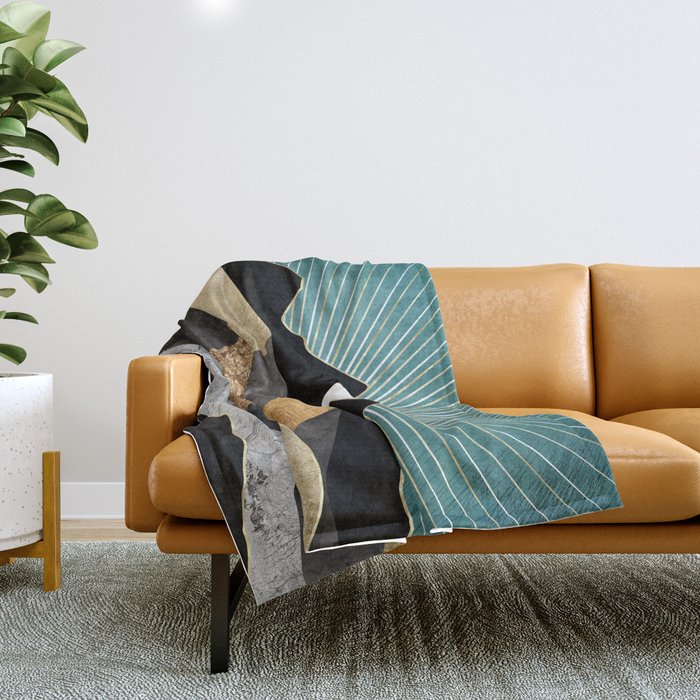 Metallic Daybreak Throw Blanket Gallery Image 1