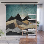 Metallic Daybreak Wall Mural Gallery Image 1