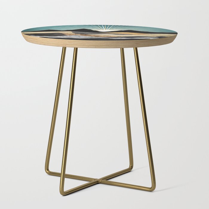 Metallic Daybreak Side Table Gallery Image 1