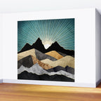 Metallic Daybreak Wall Mural Gallery Image 2
