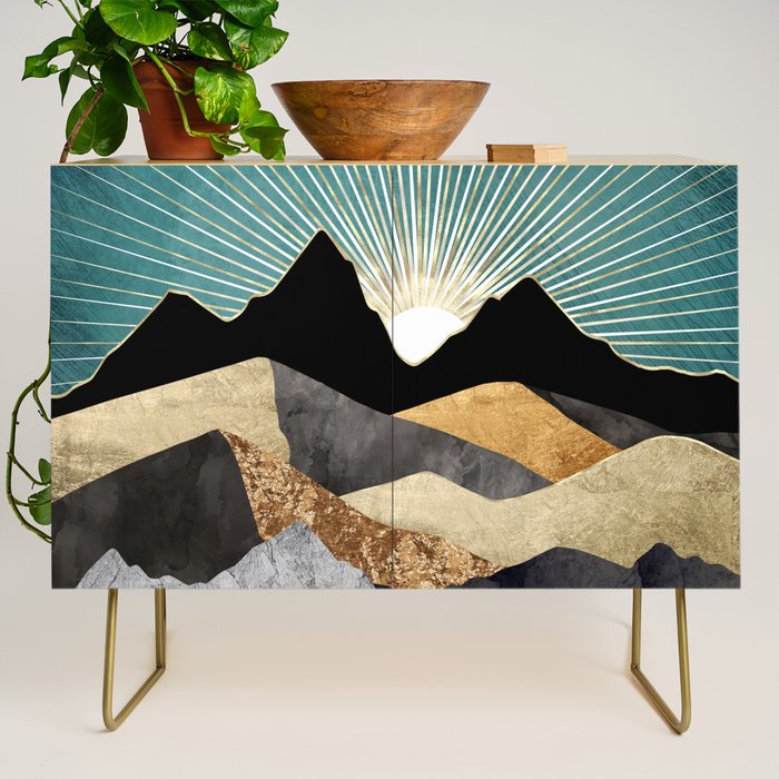 Metallic Daybreak Credenza Gallery Image 1