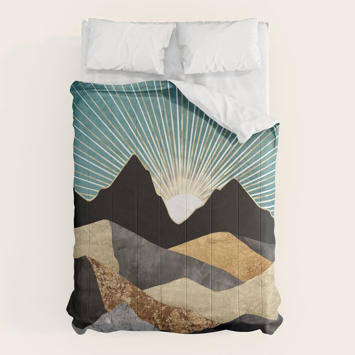 Metallic Daybreak Comforter Gallery Image 1