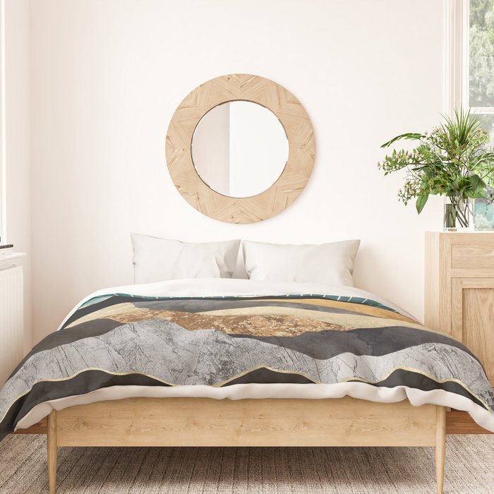 Metallic Daybreak Duvet Cover Gallery Image 3