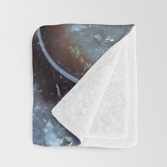 Spiral Ammonite Fossil Throw Blanket Gallery Image 3